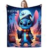 Stitch Flannel Blanket Star Baby Blanket Air Conditioning Blanket Nap Blanket Flannel Blanket Cross Border