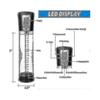 Electric Massager Vacuum Pump with 4 Suction Intensities, Rechargeable Automatic High-vacuum Enlar