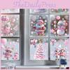 Christmas Window Decal Pvc Waterproof Wall Sticker For Holiday Decor