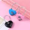 Password Lock TSA Customs Code Lock Combination Padlock Heart Shape Padlock Luggage Travel Lock