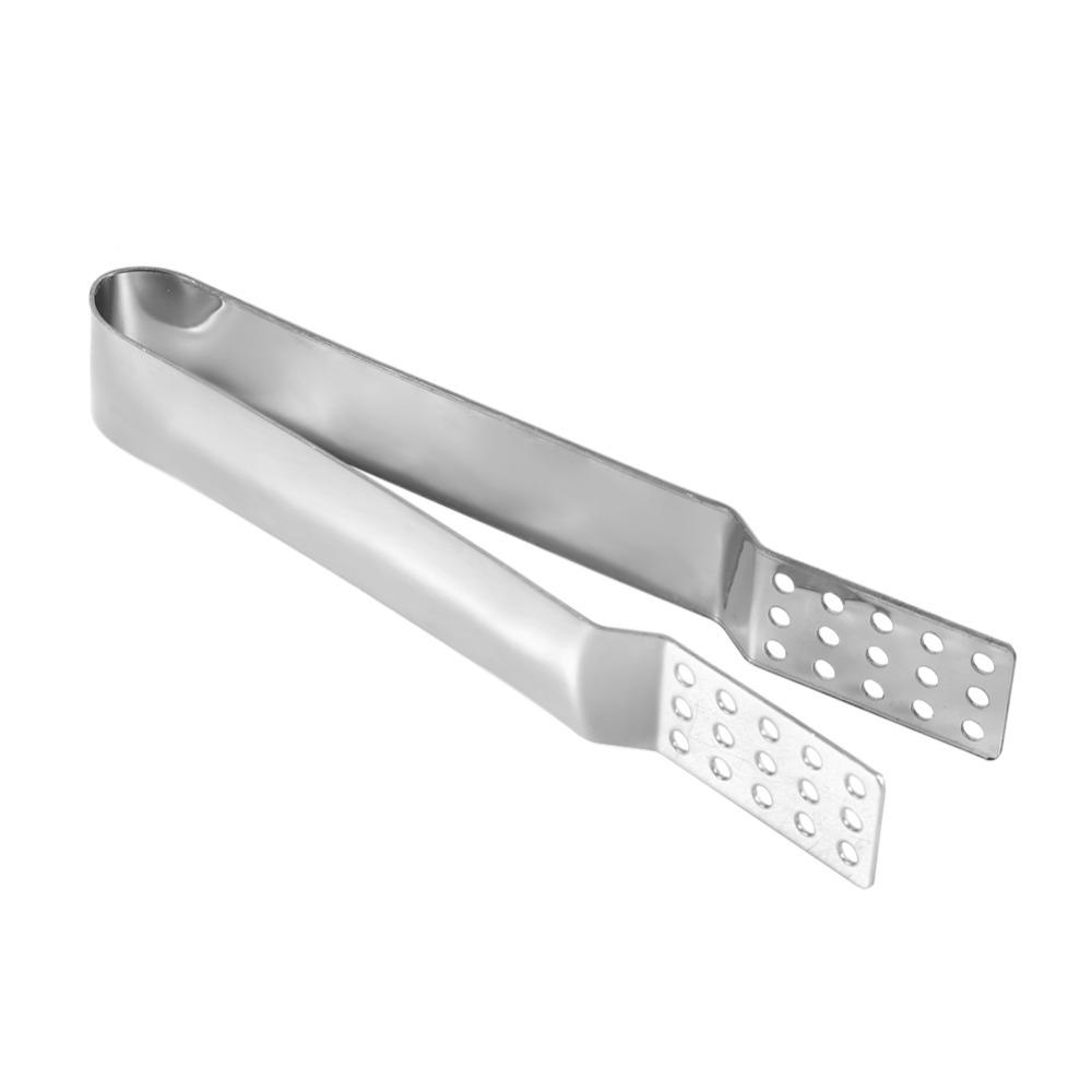 Stainless Steel Food Clamp Tongs Exquisite Workmanship Food Clip Clamp For Gripping Ice Cube
