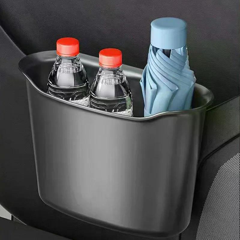 Leak-Proof Car Garbage Can Small Size Multipurpose Leak-Proof Garbage Container Storage Organizers Automotive Garbage Cans