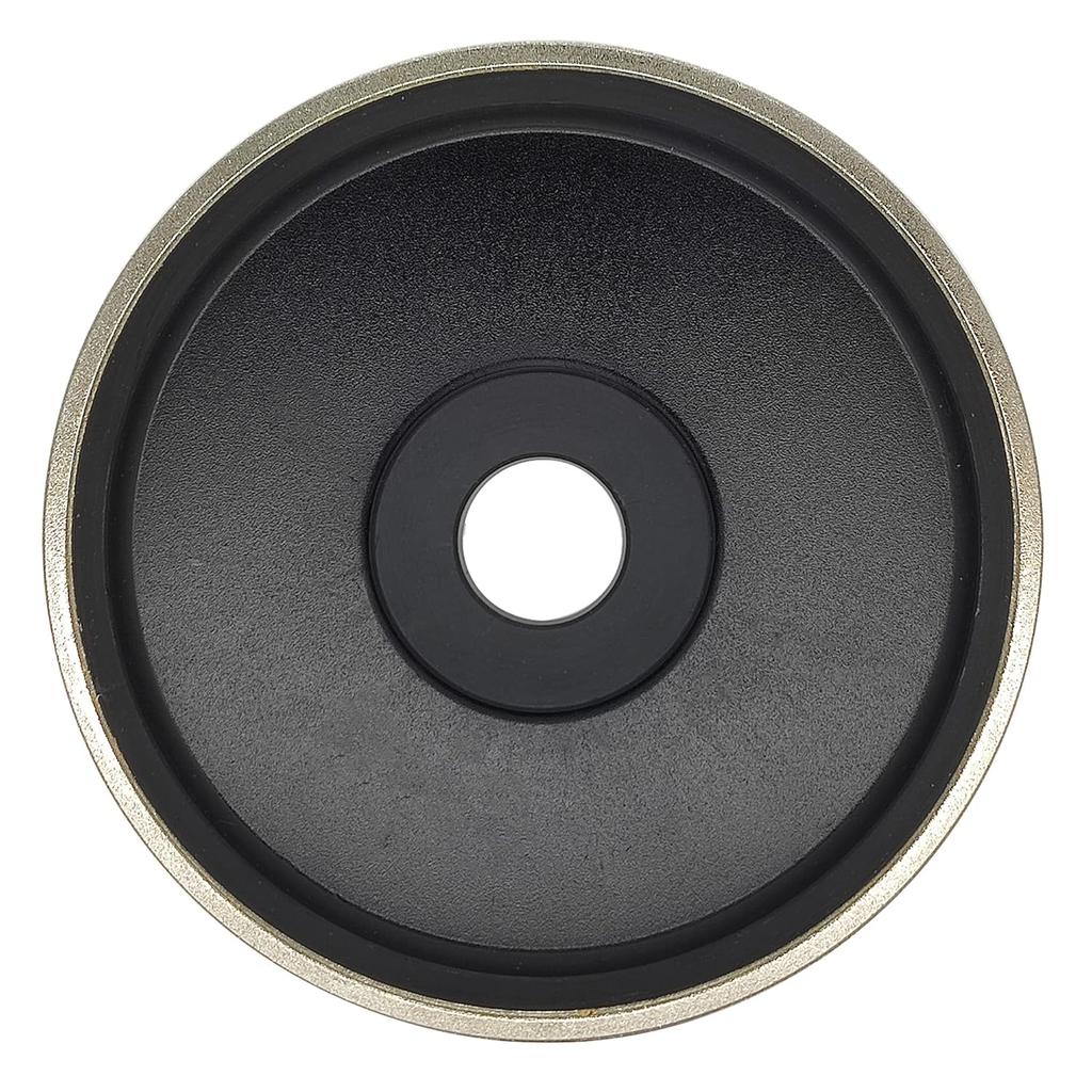 Diamond Lapidary Jewelry Grinding Wheel 6 Inch with 1 Inch Arbor Hole, Diamond Grinding Wheel for Gem, Marble, Granite, Glass, Ceramics, Cemented