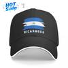 Unisex Sandwich Nicaragua Flagge Nicaraguaner Baseballkappe Männer Frauen Hip Hop Kappen Snapback Golfhut Angeln