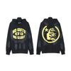 Mens Womens Oversized Hooded Sweatshirt Streetwear Vintage Washed Cotton Pullover Casual Long Sleeve