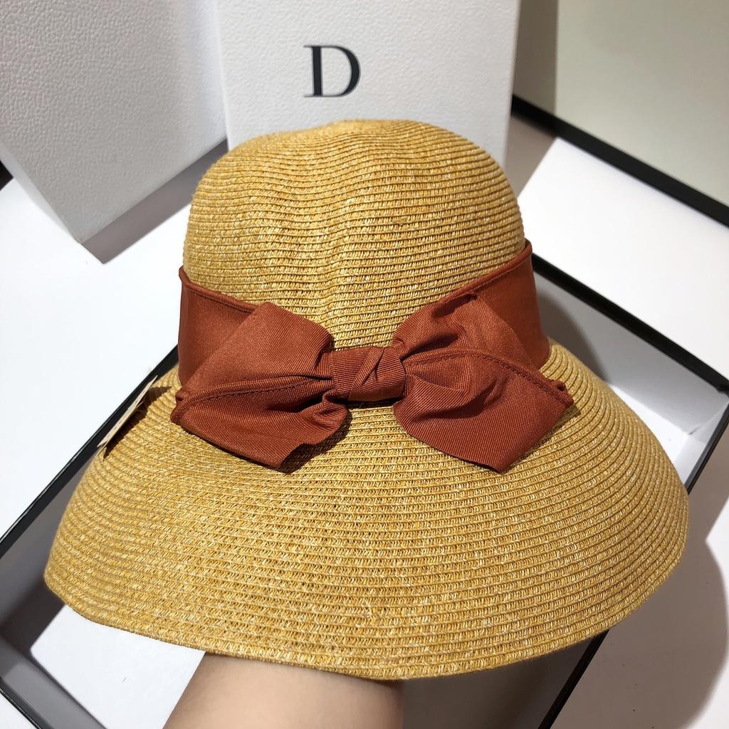 Sun Li Star With Straw Hat Japan Imported Uv Anti-Ultraviolet Big Brim Sun Hat Women Summer Travel Foldable