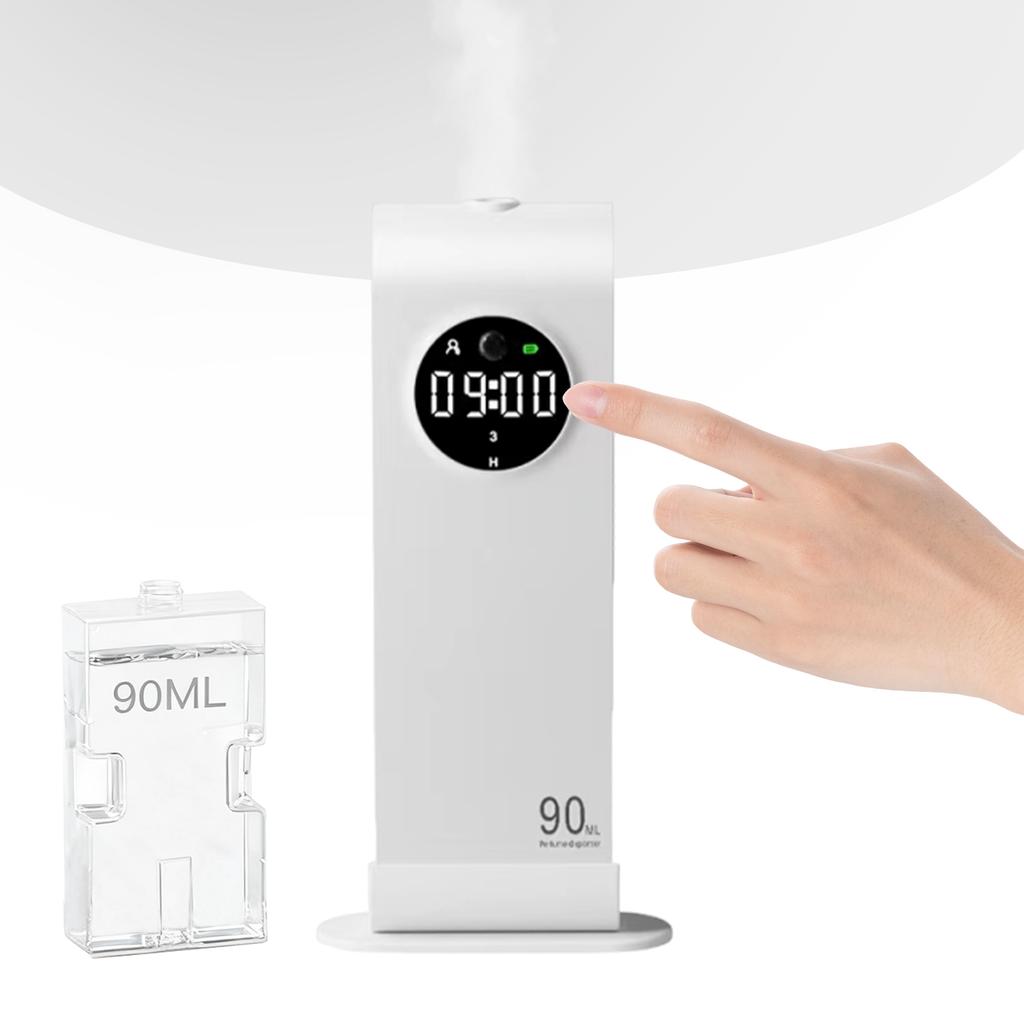 Air Humidifier 90ml with Night Lights Aromatherapy Diffuser with Smart Sensor Air Freshener for Home Bathroom Living Room Toilet
