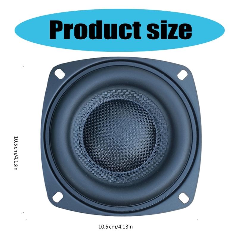 Basin Bass Woofer Speakers Large Magnetic Loudspeaker Home Theater Dynamic 40W Speakers for Superior Sound Experience