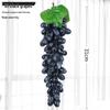 Artificial Grape Cluster Decoration – Green Frosted Grapes Prop for Display or Shooting
