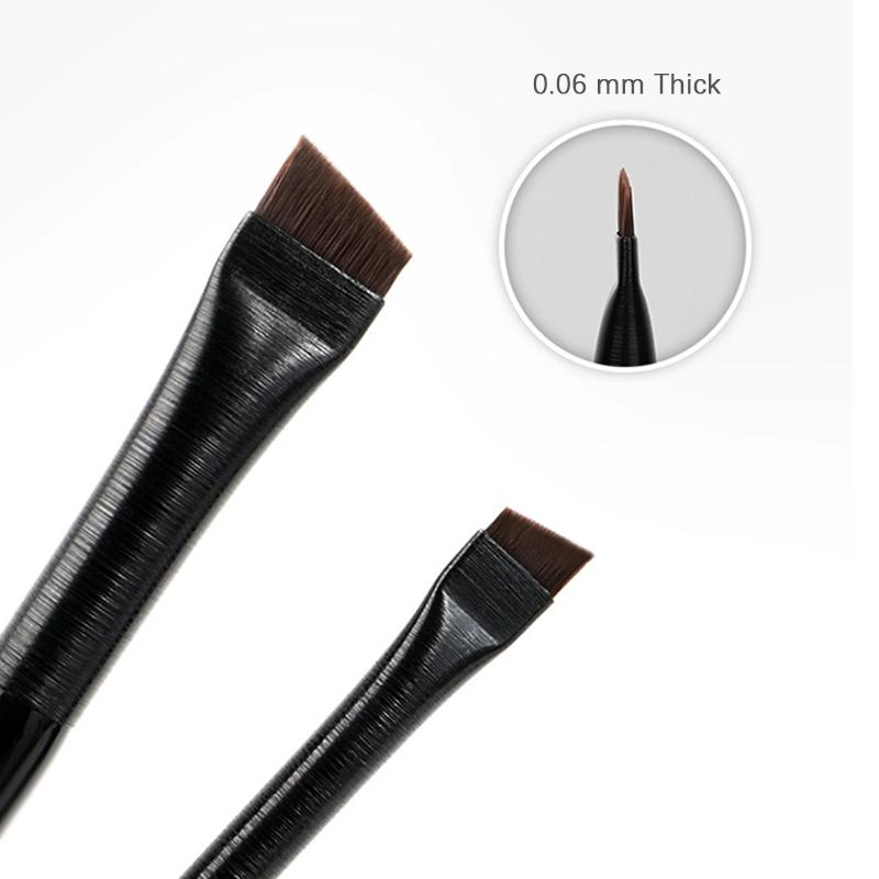 Super Thin Eyebrow Brush Eyeliner Brush Synthetic Hair Angled Sharp Makeup Tools