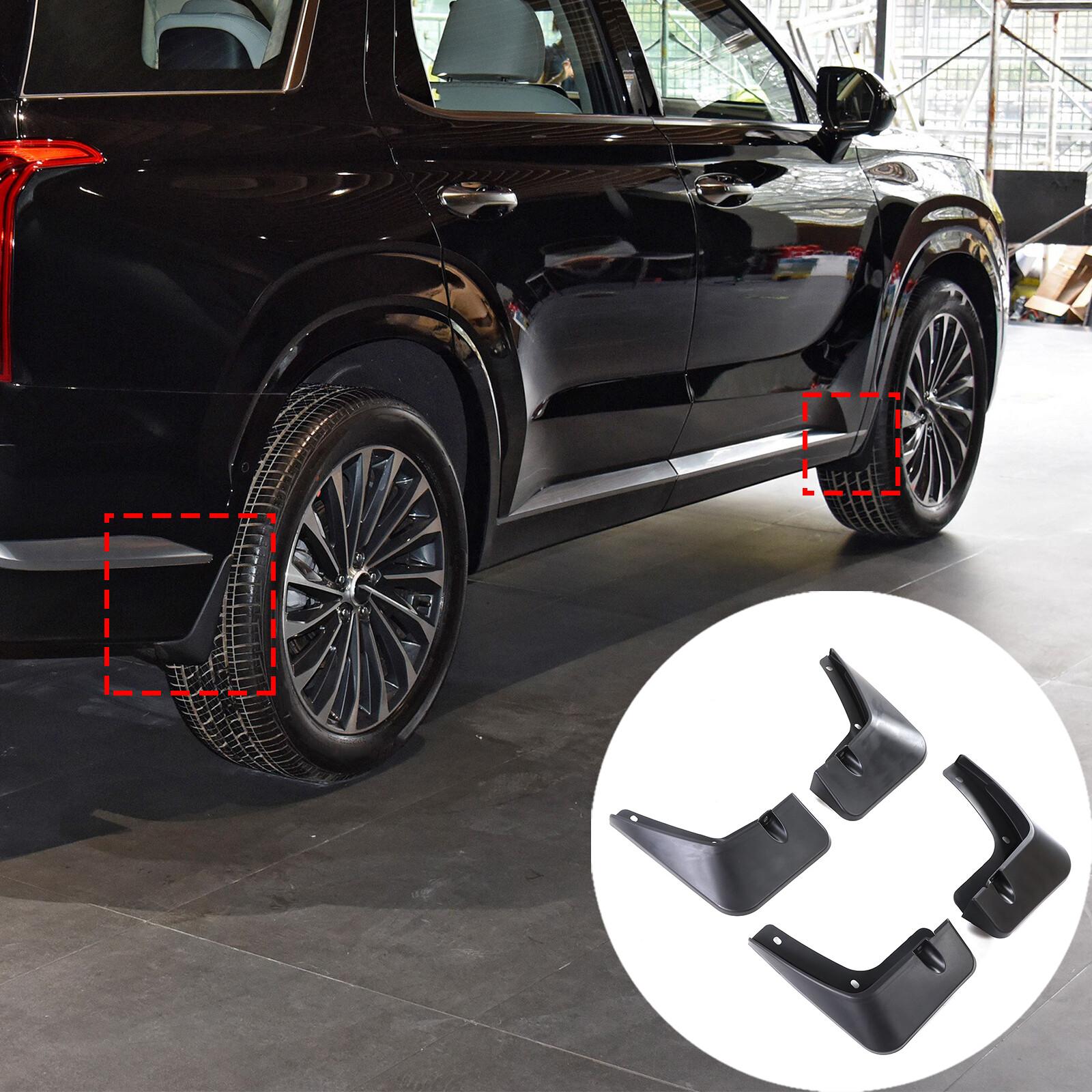 Mud flaps Splash Guards Fender Mudguard Black For Hyundai Palisade -