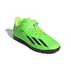 Adidas X Speedportal.4 H&L TF Durable Low-Top Kids Football Shoes Fluorescent Green Kids Football Shoes GW8501
