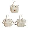 Embroidery Baby Diaper Bag Portable Handbag Case with Multifunctional Compartment for Daily Outings and Short Trip