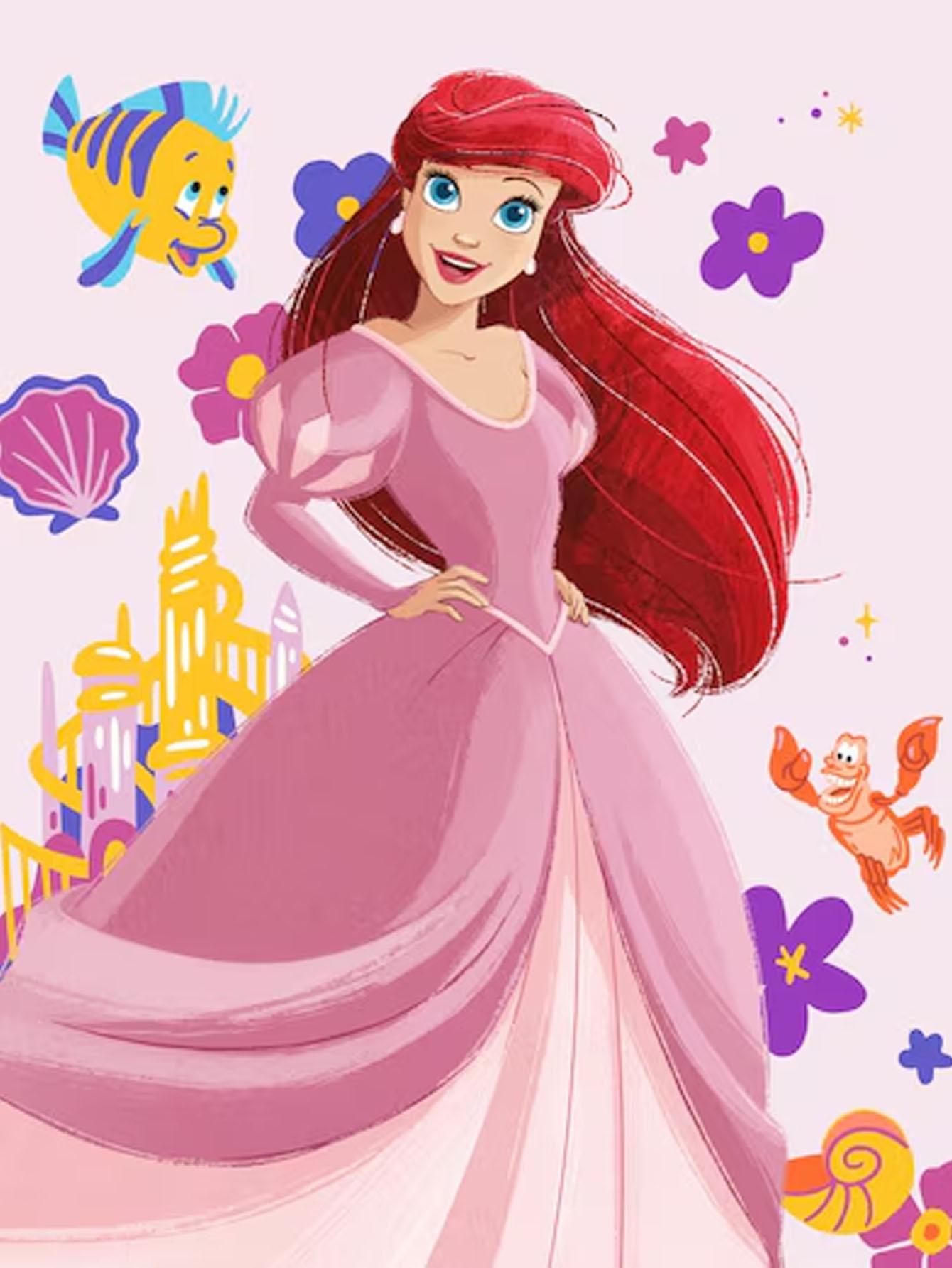 

Алмазная живопись своими руками Принцесса и Рыба Набор для вышивания крестом Мозаичное искусство Алмазная живопись Полная выкладка Алмаз Домашнее украшение Round 20x30cm