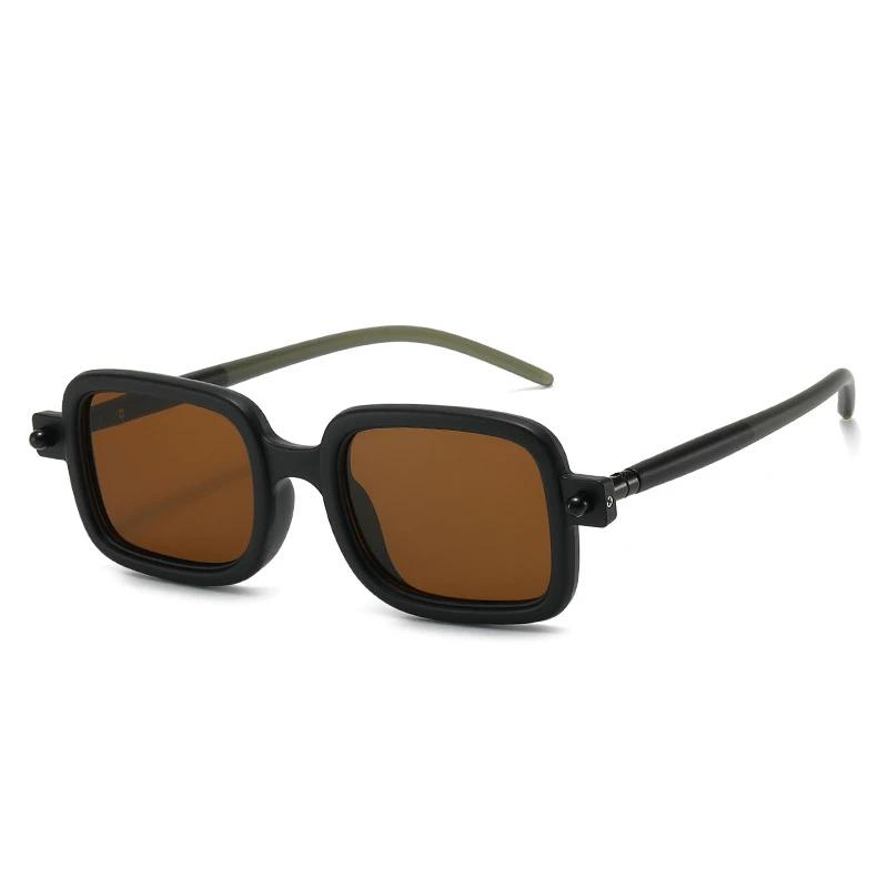 SHAUNA Fashion Square Sunglasses Women Shades UV400 Vintage Rivets Men Punk Clear Gradient Sun Glasses