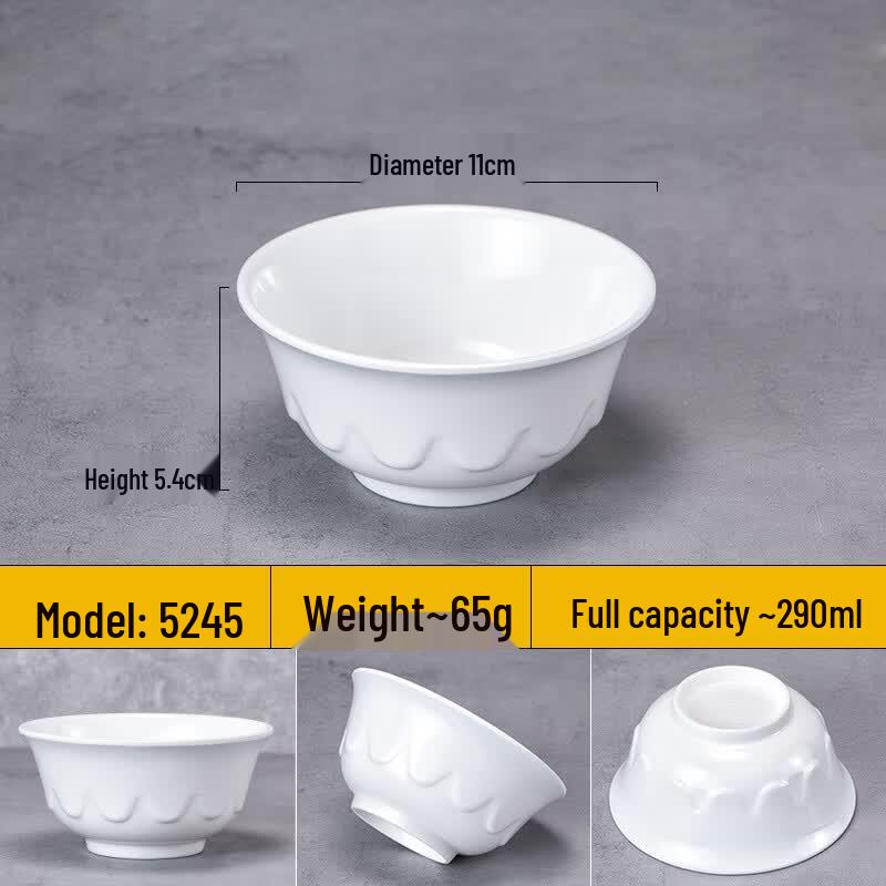 WUHE Melamine Imitation Porcelain Bowl