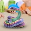 3D Printed Snake Desktop Articulated Snake Collectibles Creative Snake Model Sensory Toys Desktop Ornament For Boys Kid Gifts