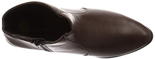 Liberty Doll Side Zip Chelsea Boots 9003 Women's Dark Brown PU 22.5 Cm 2E