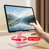Rotatable Foldable Tablet Stand Aryclic Panel Hollow Rabbit Tablet Foldable Holder Transparent Multi Angle Tablet Phone Bracket