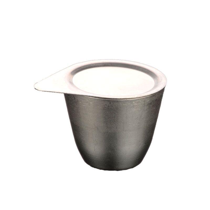 Yinpeng Nickel Crucible with Lid, 30ml/50ml, High-Temperature Resistant, High Purity