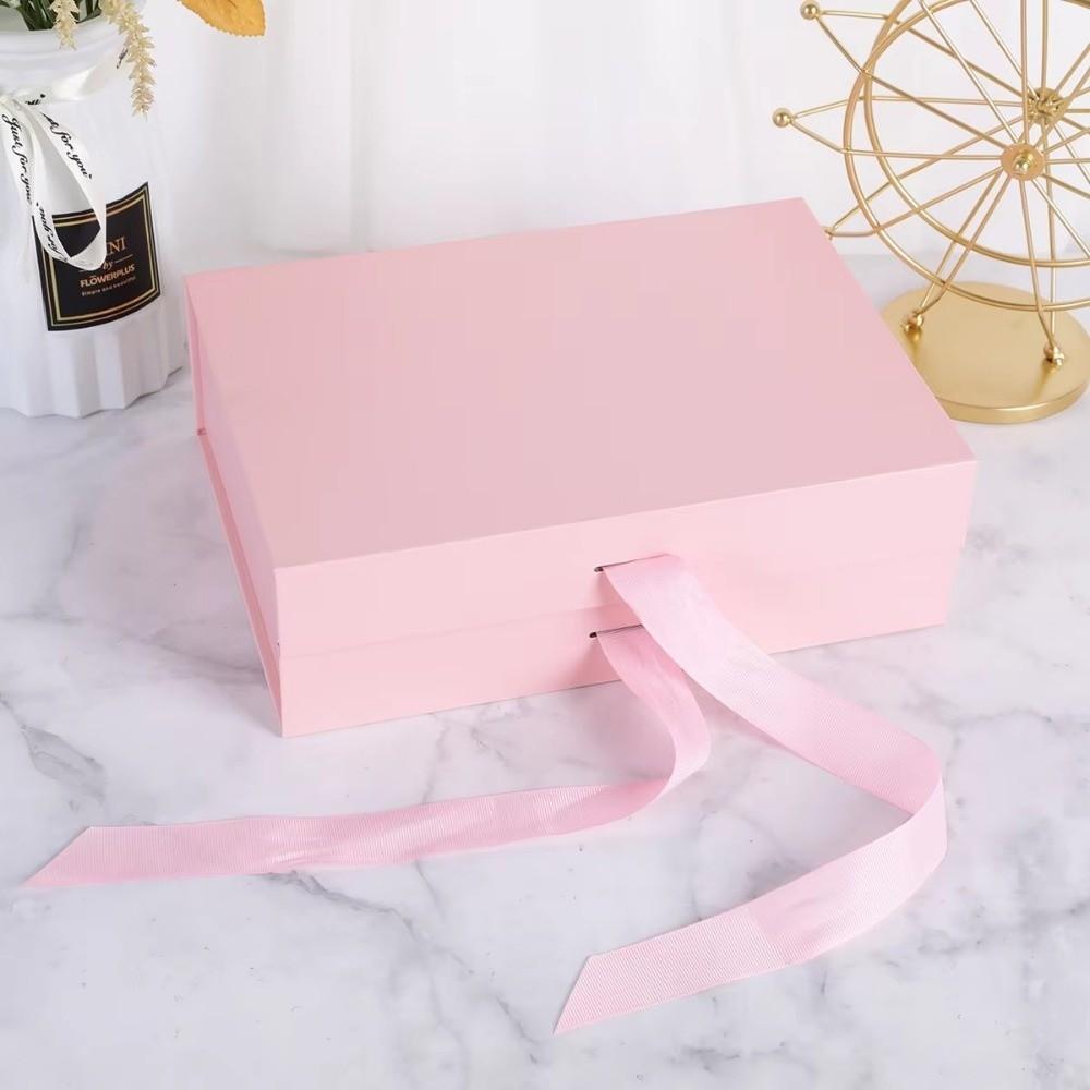 One PieceFlip Cover Ribbon Gift Box Large Packing Box Luxury Empty Box  Party Valentine's Day