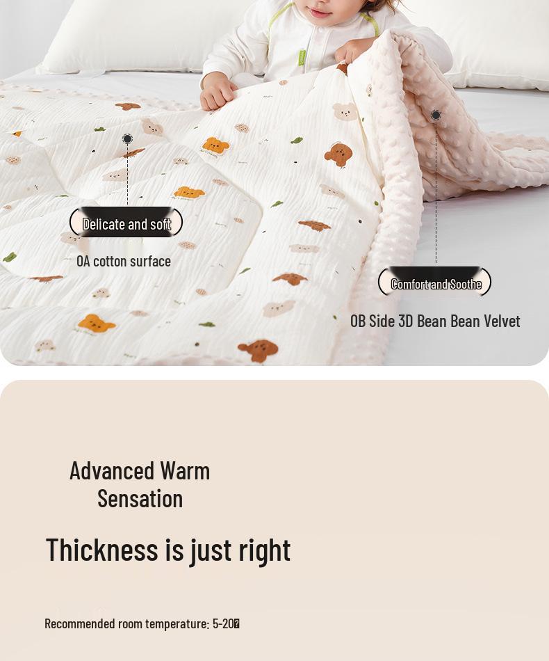 A-Class Children's Winter Quilt for Kindergarten and Newborns