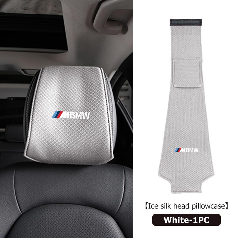 

Car Seat Headrest Cover Cushion Neck Pillow Protector Pad For BMW X1 X2 X3 X4 X5 X6 X7 G20 G30 6GT E46 E90 E60 F10 E39