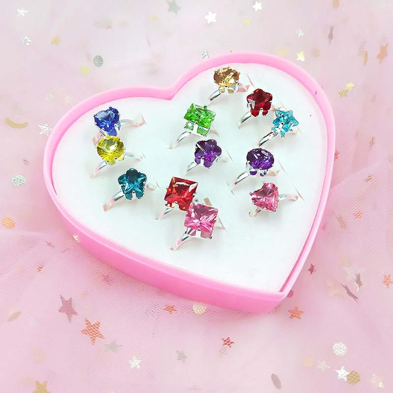 Cartoon Ringen 12/36 Stuks/Doos Kinderen Legering Vingerring Decoratie Verstelbare Knokkelring Feestartikel Actiefiguren Speelgoed