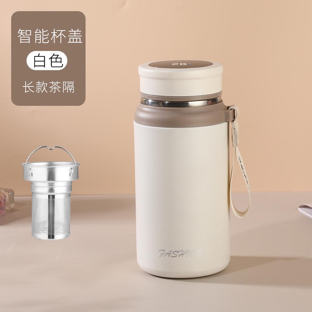 Water Bottle Intelligent Temperature Display Thermos Cup Food Grade Stainless Steel Large Capacity Large Diameter Kettle Tea Water Cup