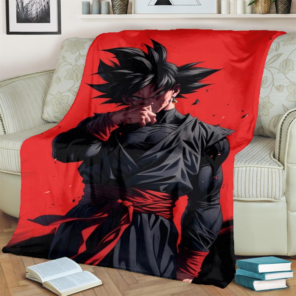 Soft Warm Print Blanket Dragon Ball! Flannel for Bedrooms, Sofas, Beds, Chairs, Picnics, Travel