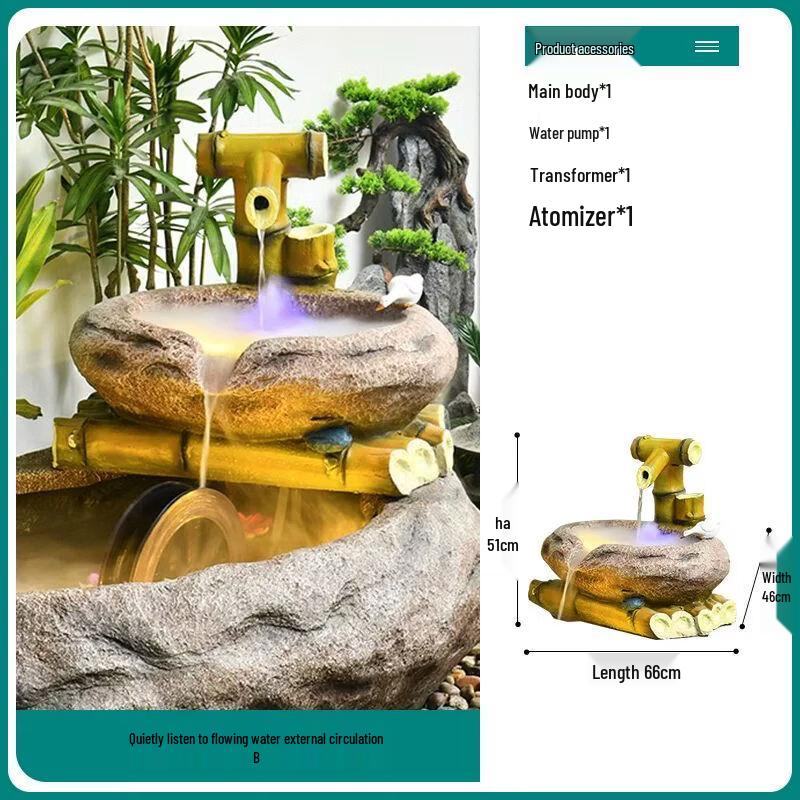 

Outdoor Balcony Fish Pond & Fountain Kit