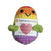 New Colorful Positive Energy Potatoes Doll With Card Home Room Decor Cute Handmade Knitted Potato Toy Dolls Christmas Gifts