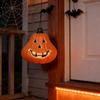 Halloween Light Up Pumpkin Decoration, Spooky Jack O Lantern Ornament for Window Display, Children Photo Prop for Party