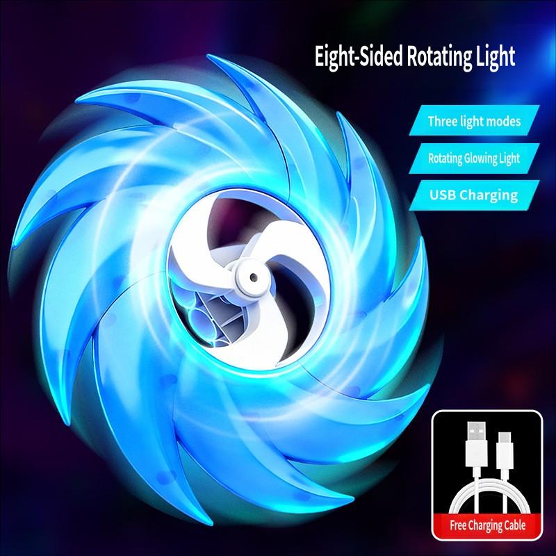 

Octescent Light Wheel Rotating Luminous Toys Gift Props Rechargeable 3D Printing Cosplay Battle Game For Kids Spiral Sword