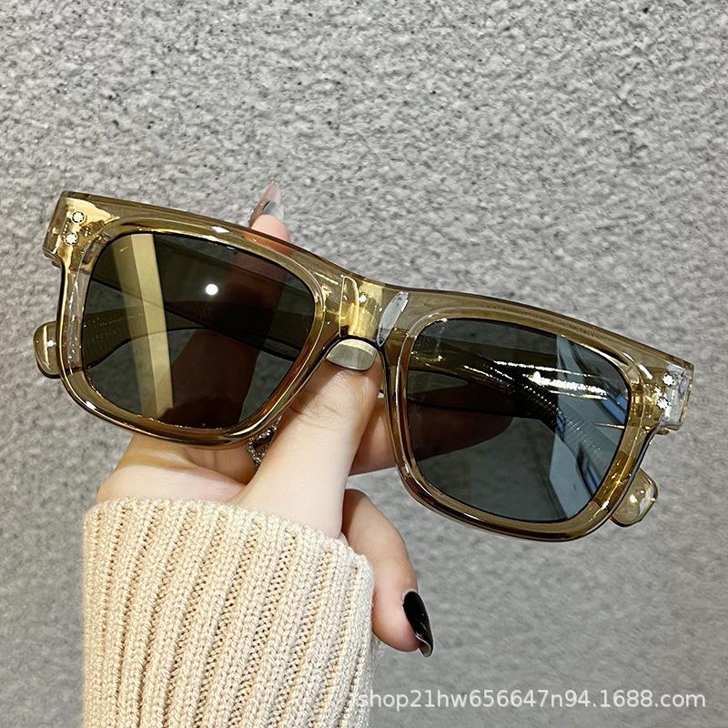 2026 Classic European & American Women's Acetate Square Sunglasses - Ins Style