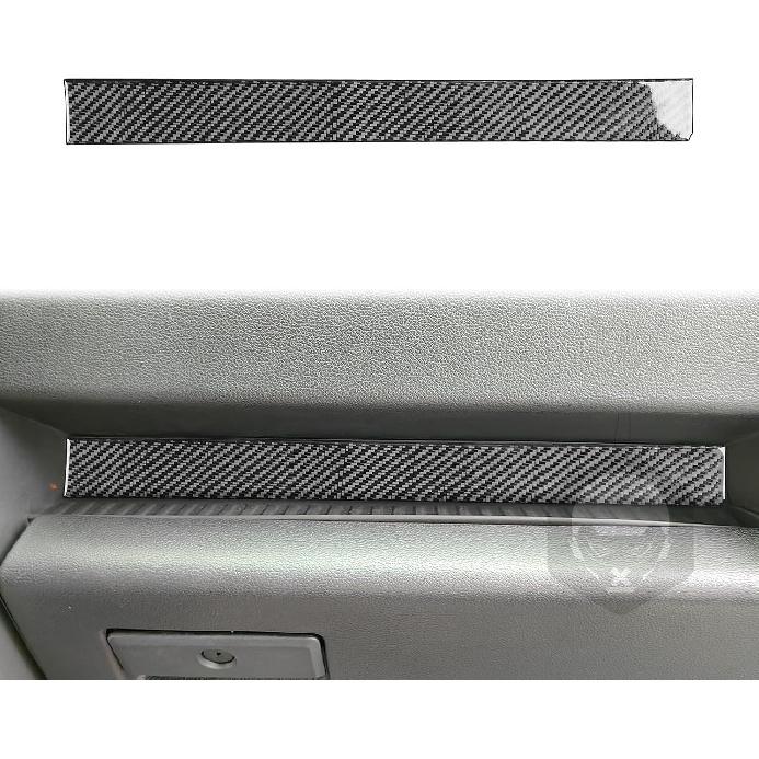 for Ford F-150 Raptor 2017-2020 Accessories Glove Box Top Strip | Real Carbon Fiber, for Ford F150 F-150 Raptor 2017 2018 2019 2020, Interior Trim