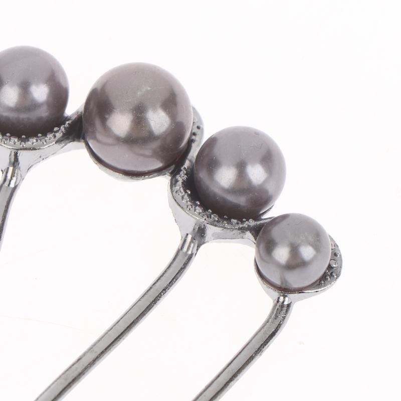 1Pcs Pearl Hair Fork Hair Clip Hairpins Metal U-Shaped Hair Sticks Combs Women Girl Hair Accessories Ornament Styling Tool