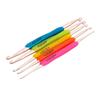 Handmade Multi-color Crochet and Knitting Kit: Yarn Balls, Doll, Bag