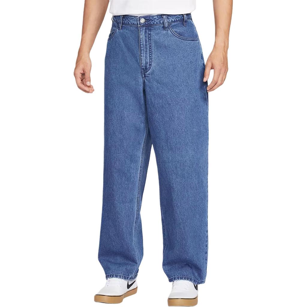 Nike Pantalones Vaqueros SB Duraderos de Corte Holgado con Cremallera para Hombre Pantalones II7364-487
