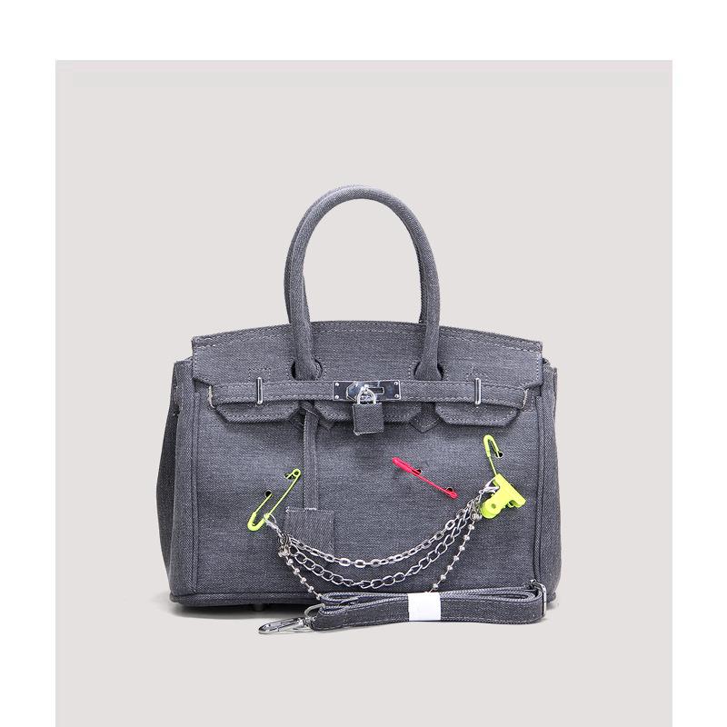 

Сумка из холста с пряжкой в стиле ретро - 2022 винтажная сумка-мессенджер