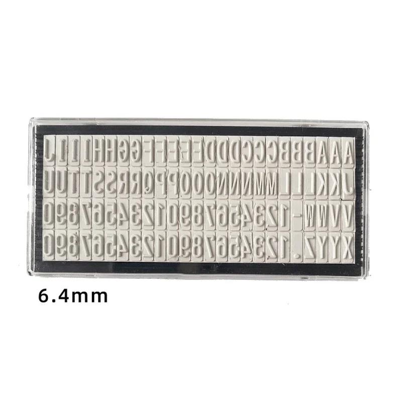 1Pc 3mm 4mm 6 4mm Custom Stamp Letters Plate Personalized Name Address Rubber DIY Scrapbook Accessory for Digital Letter Stamp