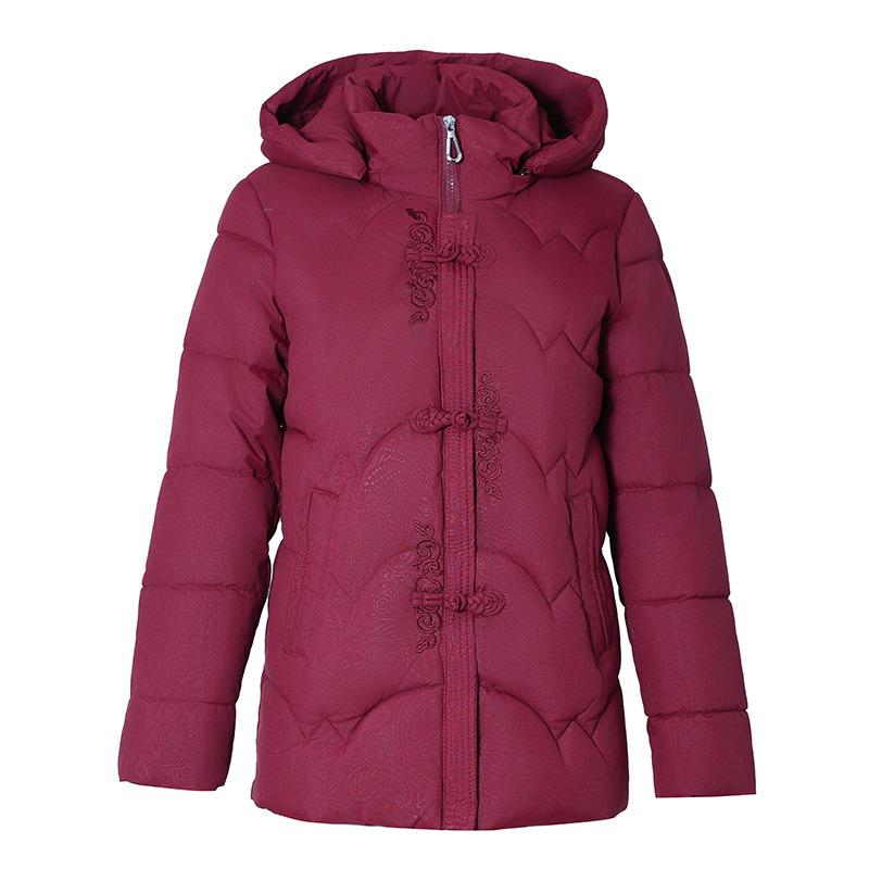 Winter padded jacket thickened new winter padded jacket middle-aged and elderly women's clothing loose and thin down padded jacket women