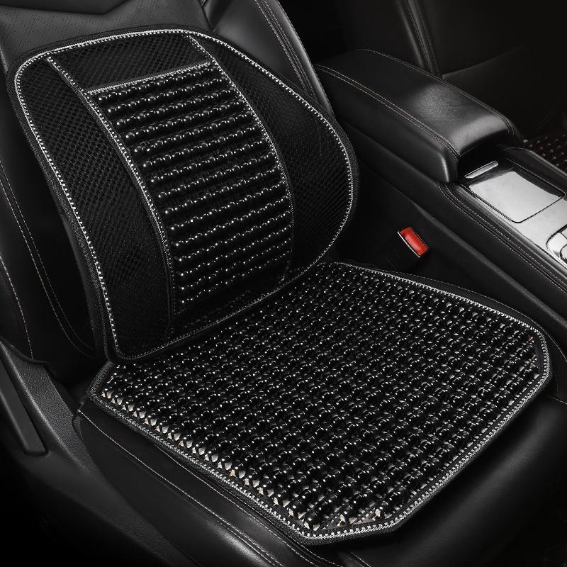 Universal 26 Years Summer Breathable Wood Bead Car Seat Cushion Mat