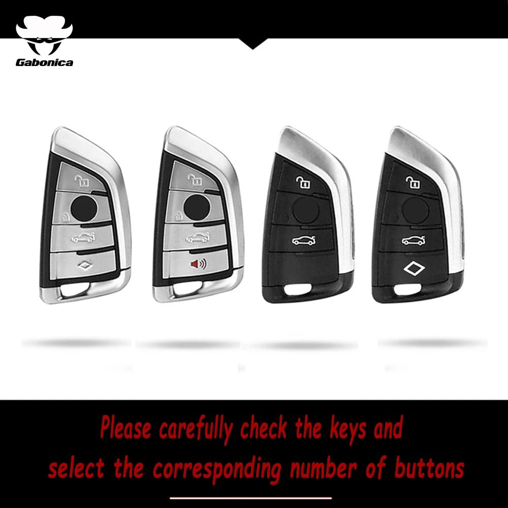 Carbon Fibre Pc Car Key Case Cover Shell For Bmw - G20 G30 X1 X3 X5 F15 X6 F16 G11 F48 F39 520 525 F30 118I 218I 320I