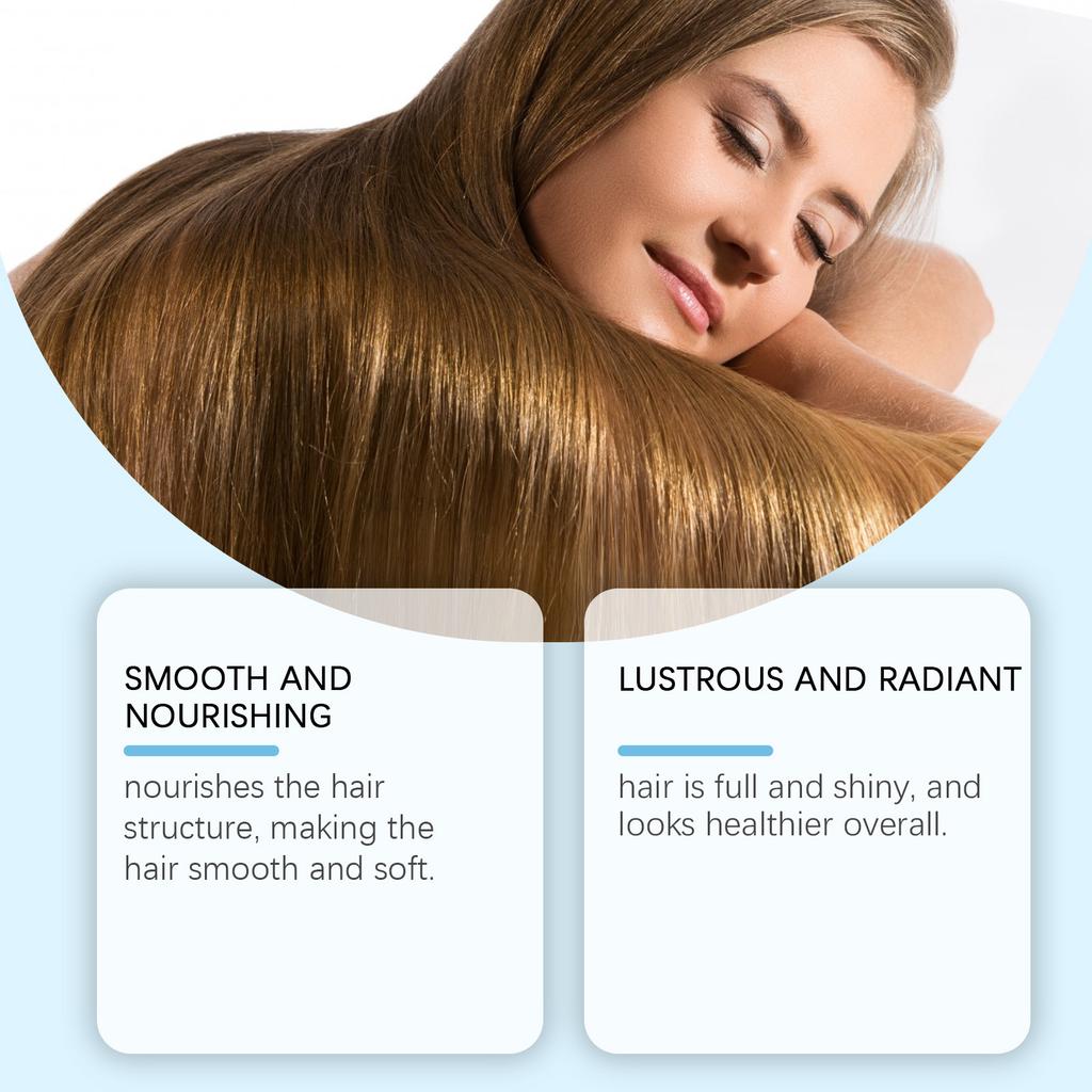 Keratin Conditioner for Damaged Hair Repair Moisturizing Detangling Smoothes Frizz Adds Shine and Softness