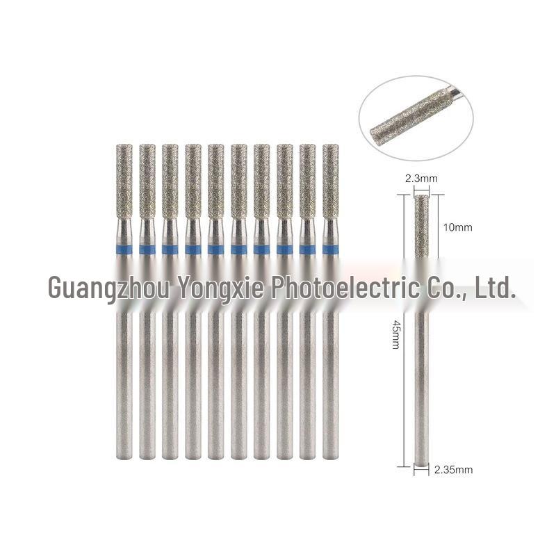 10-Piece Nail Art Diamond Drill Bits for Pre-Treatment and Grinding Dead Skin & Calluses