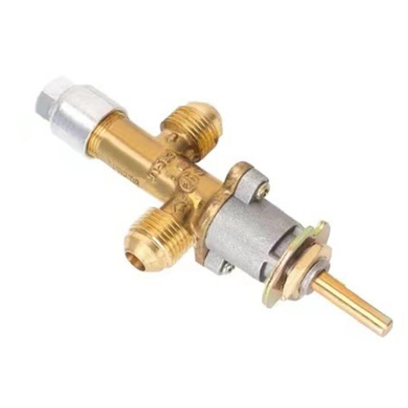 Low Pressure Gas Safety Control Valves Set Grilling Part Heater Part Outdoor Heater Component Copper Texture for Grills