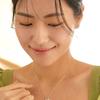 BELLOOGGI Heart Ribbon Necklace