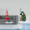 Abstract Flame Resin Figurine Modern Fire Sculpture Ornament for Office Bookshelf Patio Friend Gift