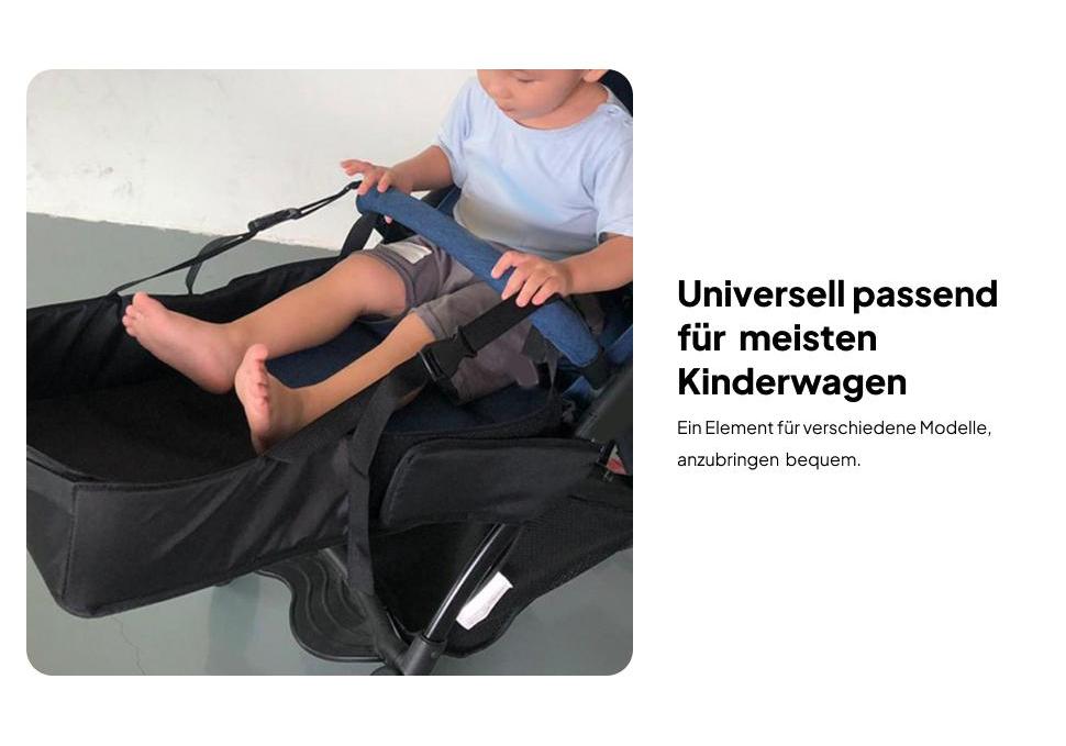 Stroller Footrest Adjustable 50cm Durable Oxford Leg Rest for Kids Pushchair